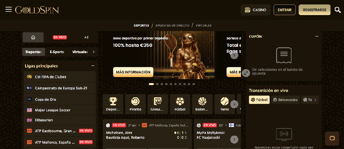 GoldSpin - Opiniones y reseñas de casas de apuestas en España