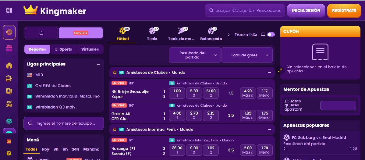 KingMaker - Opiniones y reseñas de casas de apuestas en España